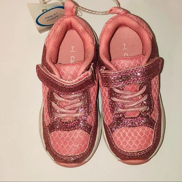 NWT Carter's Unisex-Child Flash Sneaker Color-Rose Gold (Pink)Size 7 - Picture 11 of 11